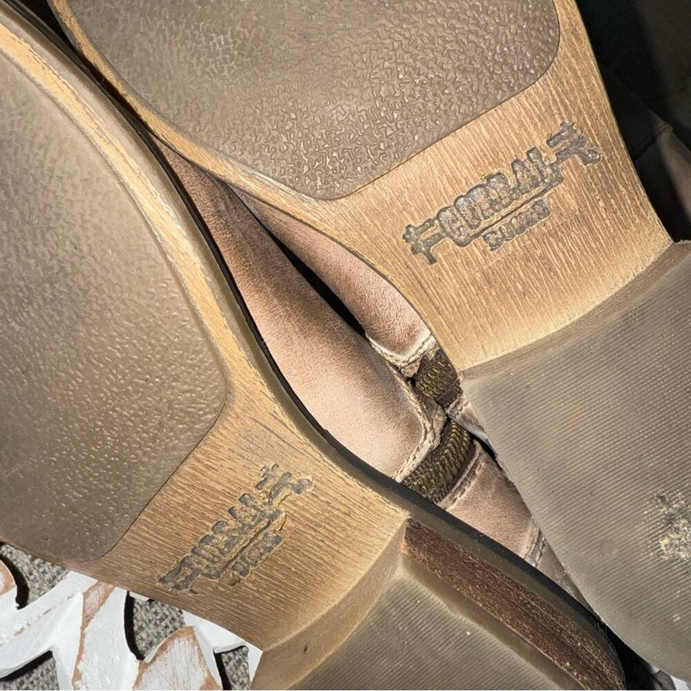 Corral Boots Brown Leather Tall Boots Women’s 7 View 6